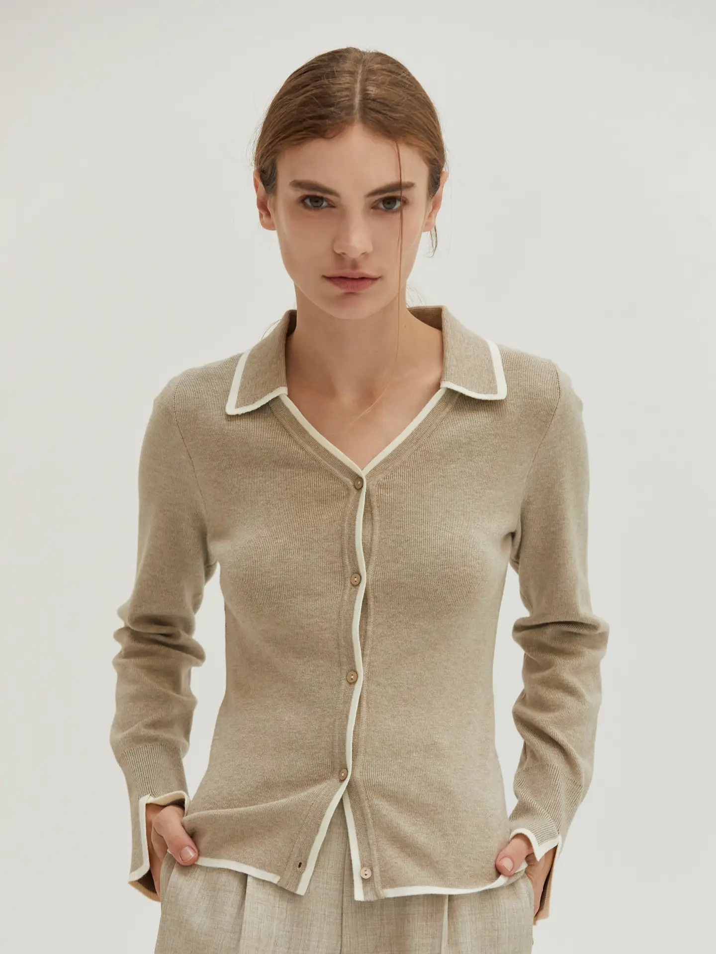 Dalia Contrast Cardigan