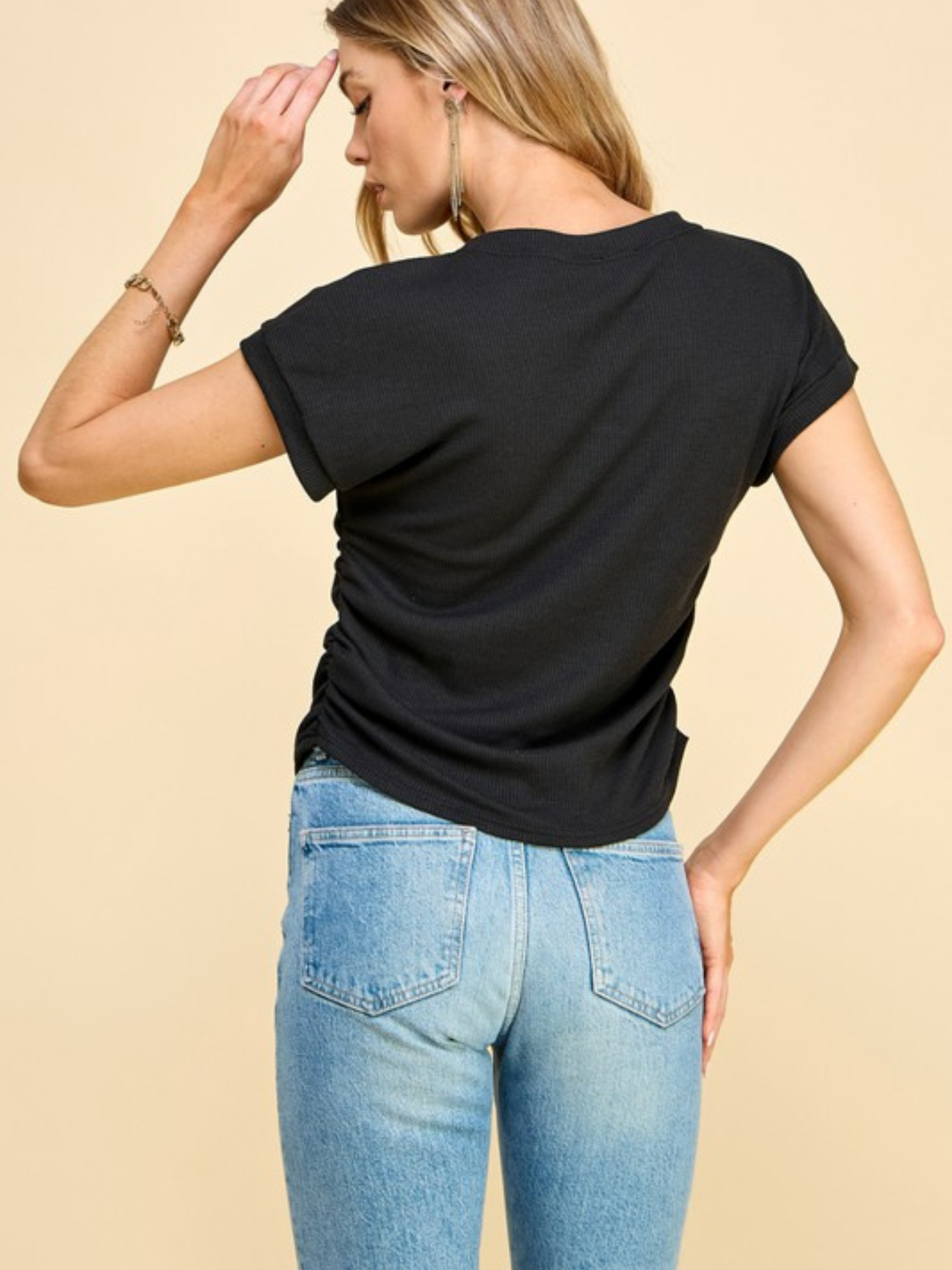 Marie Side Ruched Tee