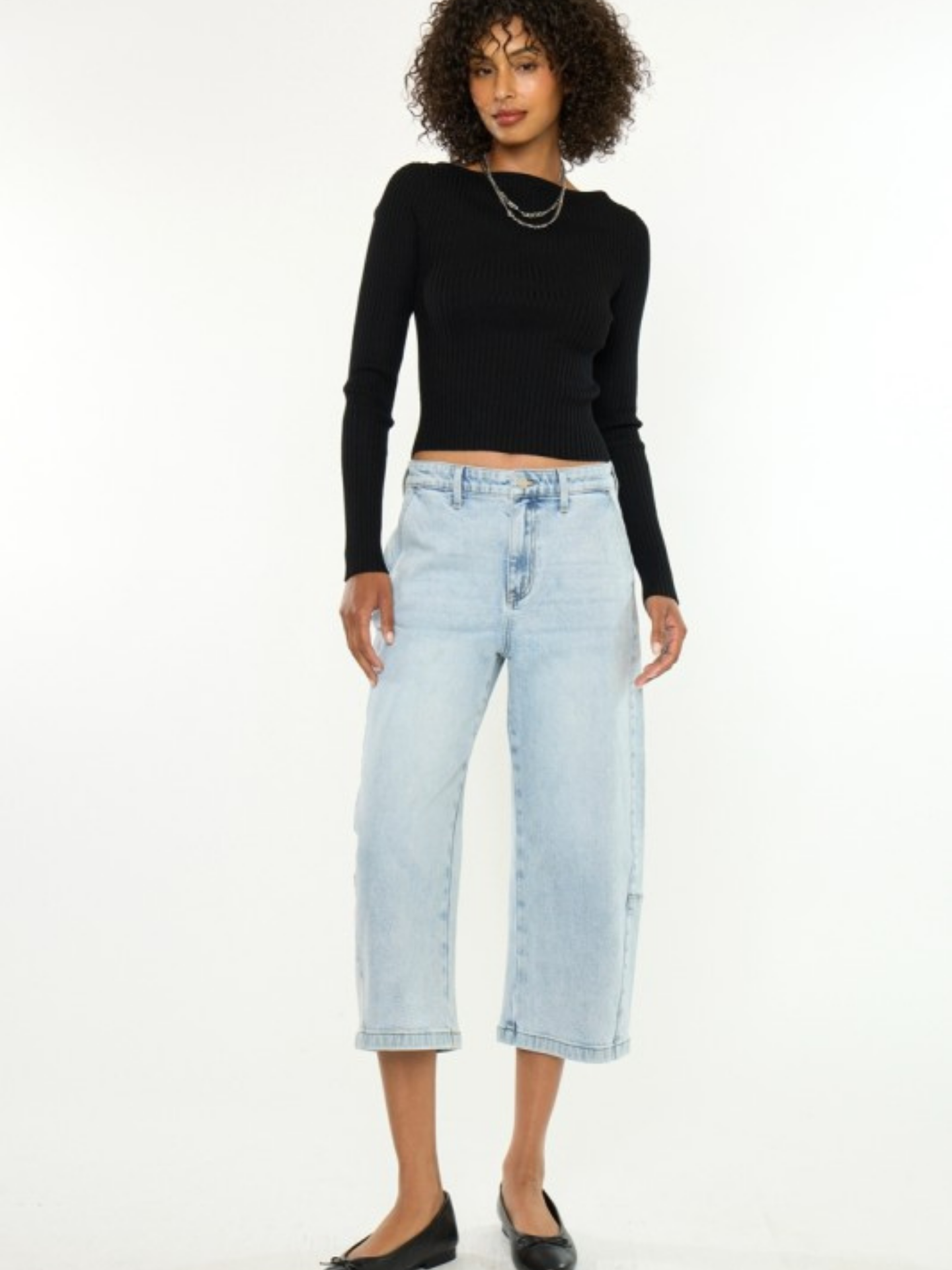 Capri Barrel Denim - Mimi & Rae