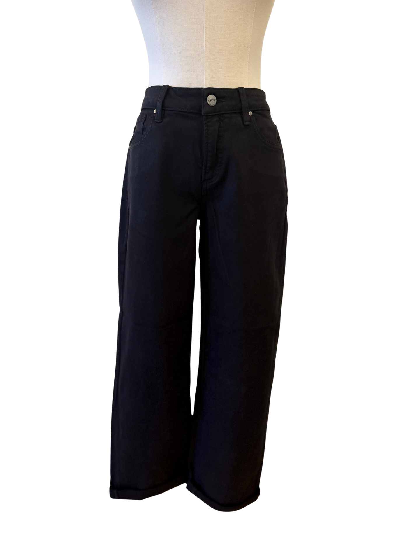 Relaxed True Black Denim