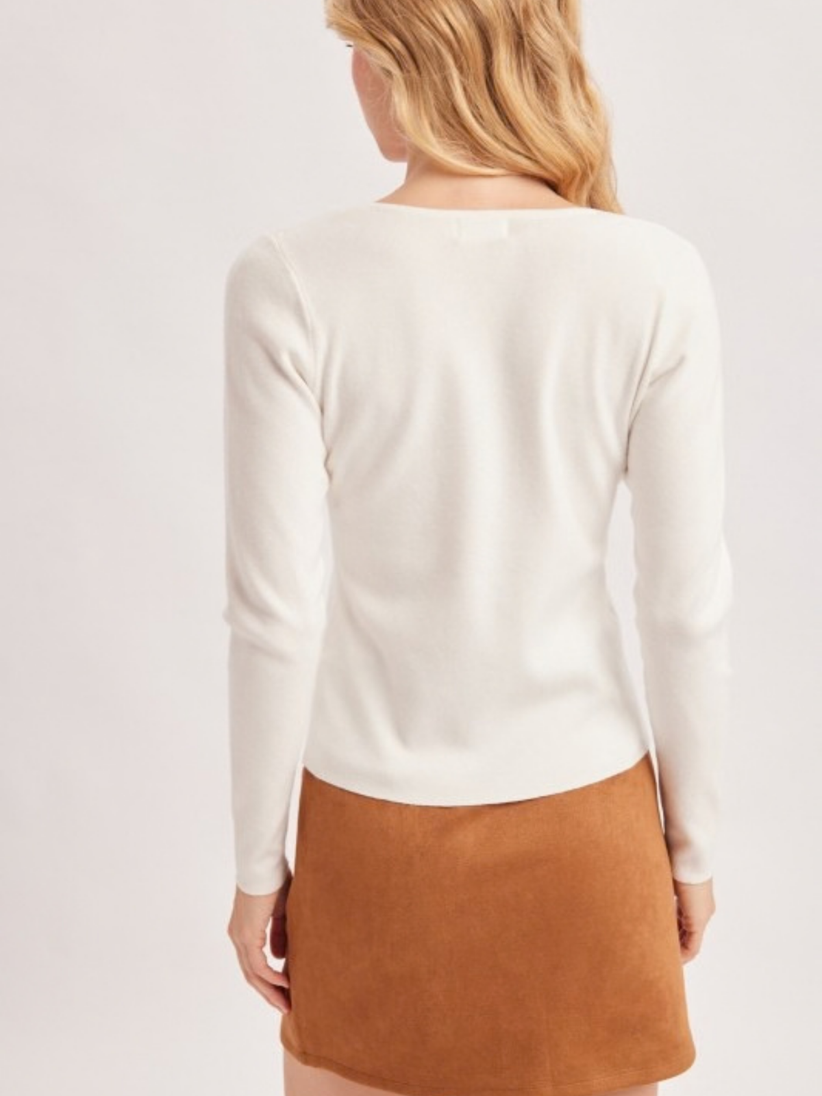 Scallop Neck Sweater