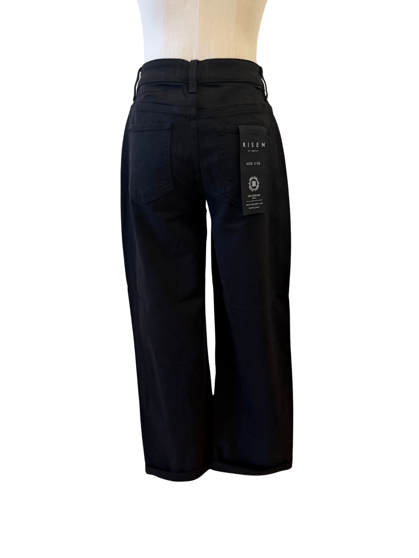 Relaxed True Black Denim