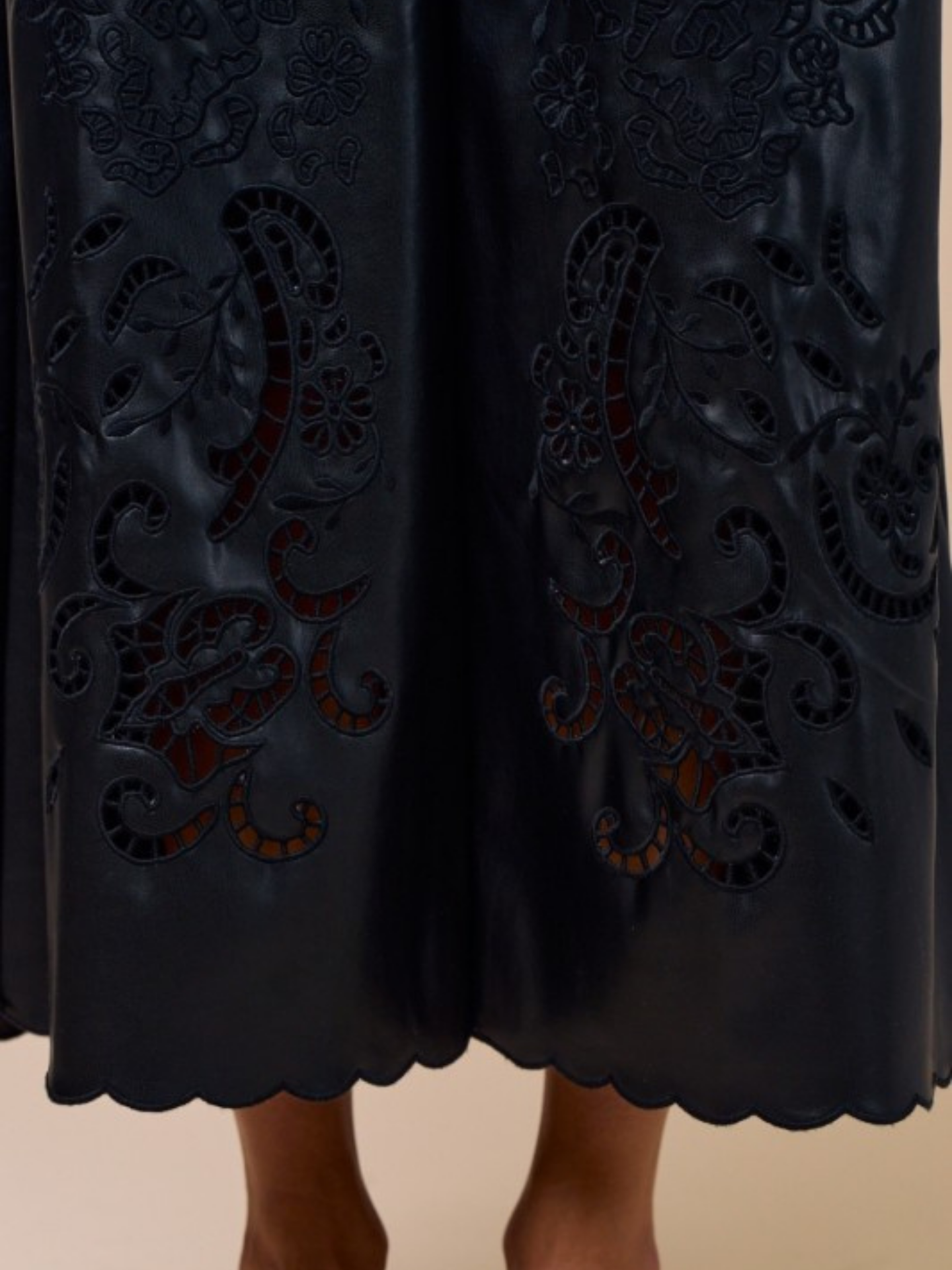 Faux Leather Maxi Dress