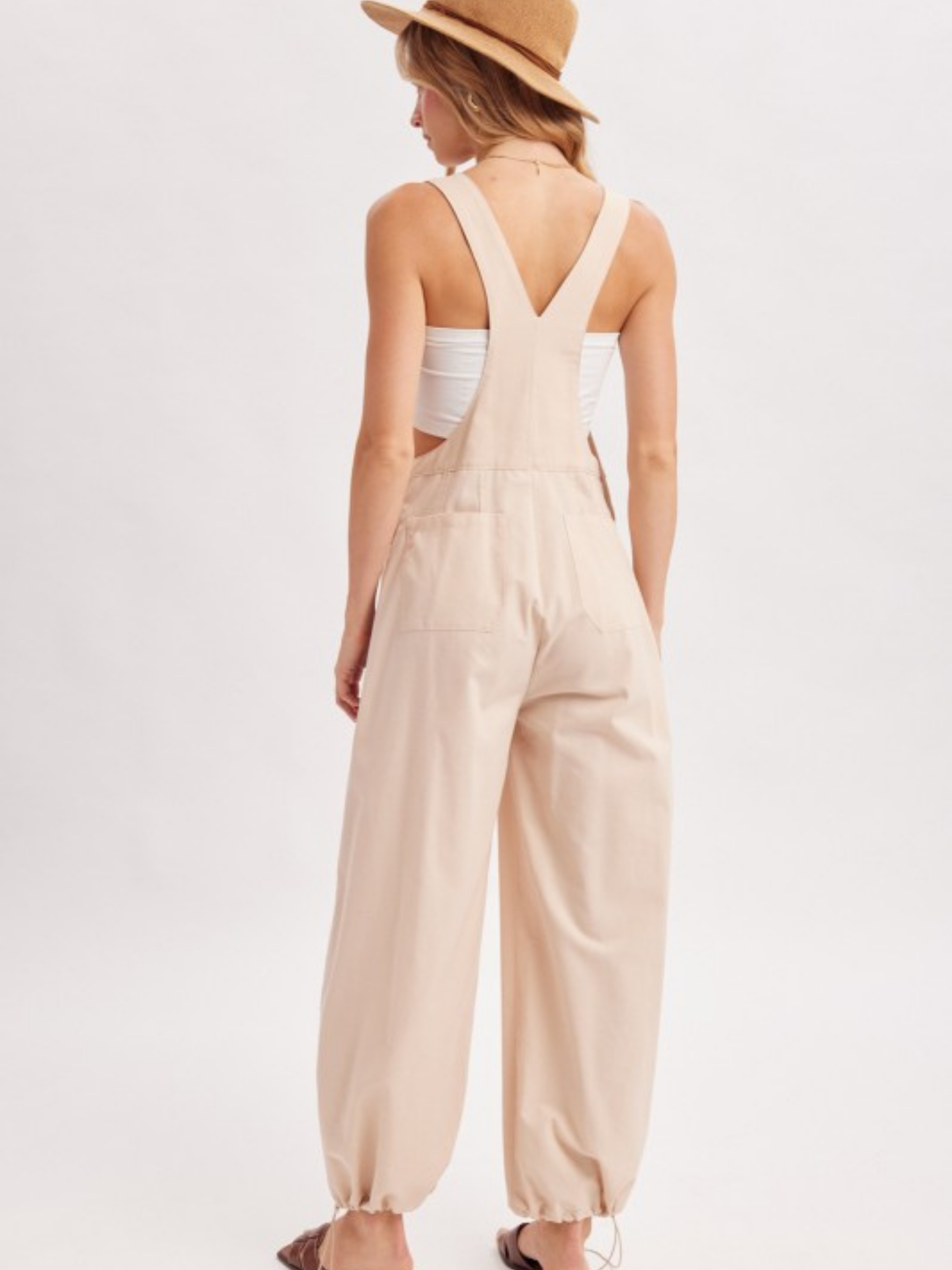 Cargo Drawstring Overalls - Mimi & Rae