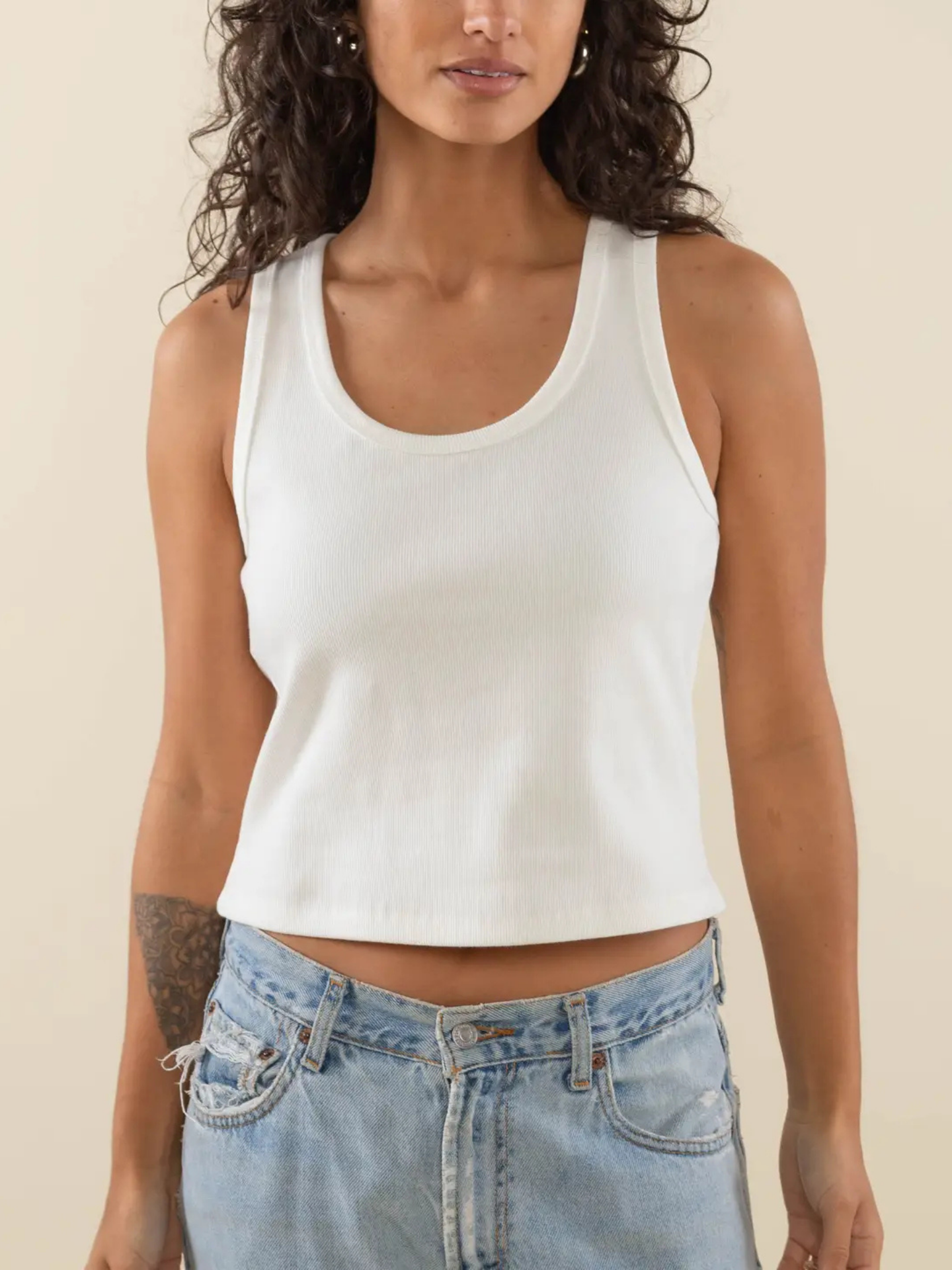 Relaxed Ribbed Tank