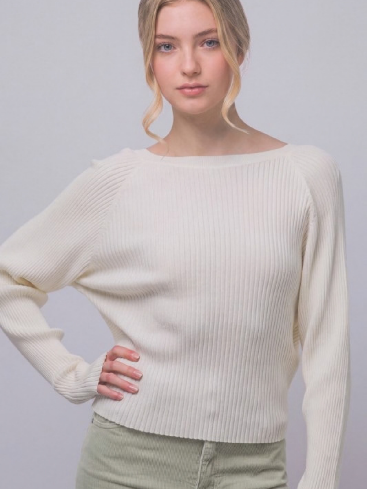 Twist Back Sweater