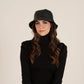 Faux Leather Bucket Hat