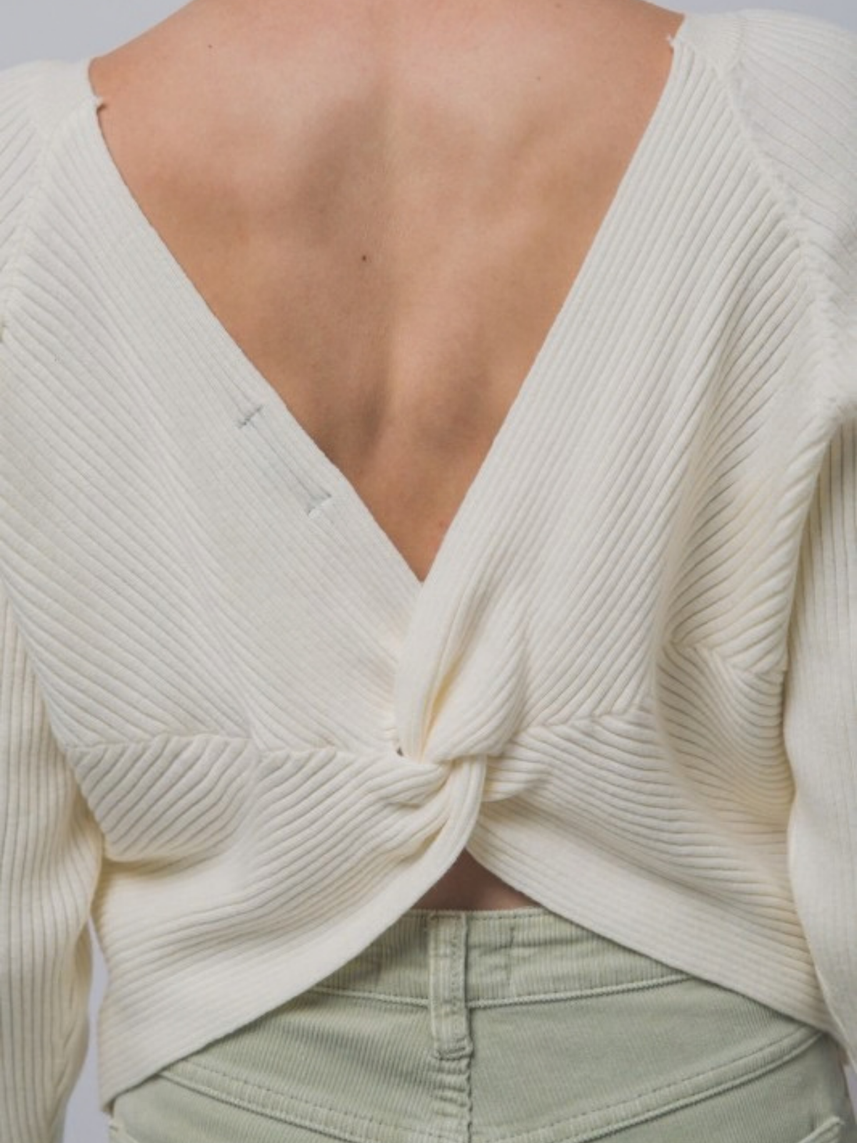 Twist Back Sweater