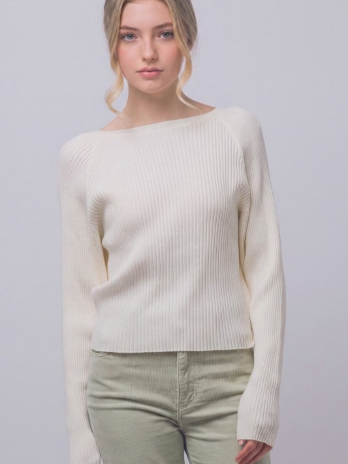 Twist Back Sweater
