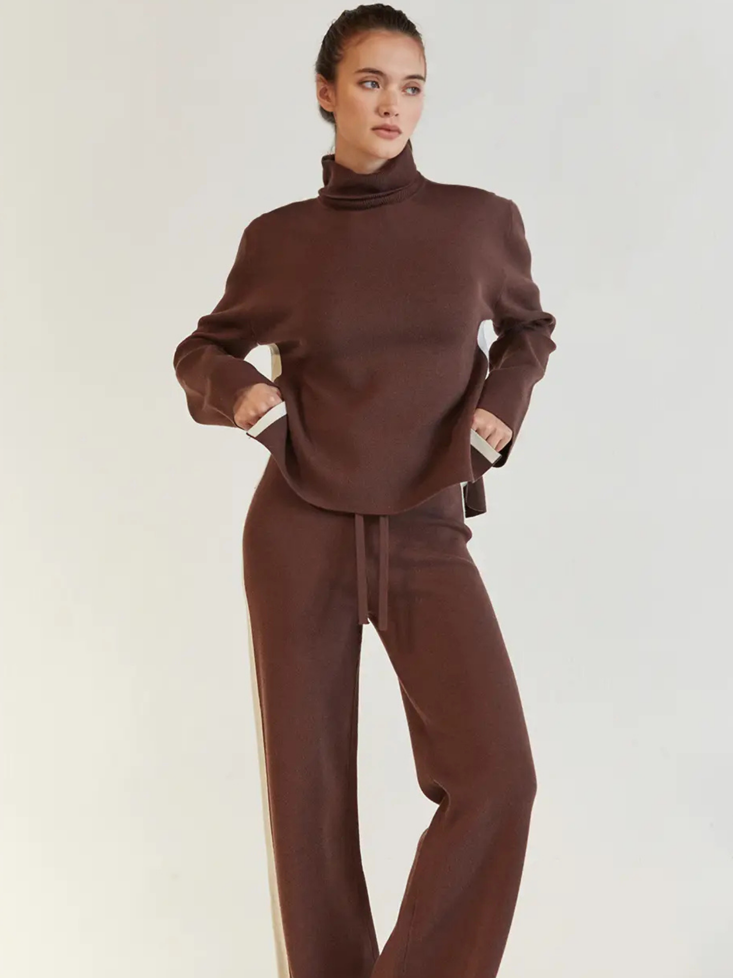 Turtleneck Sweater Set