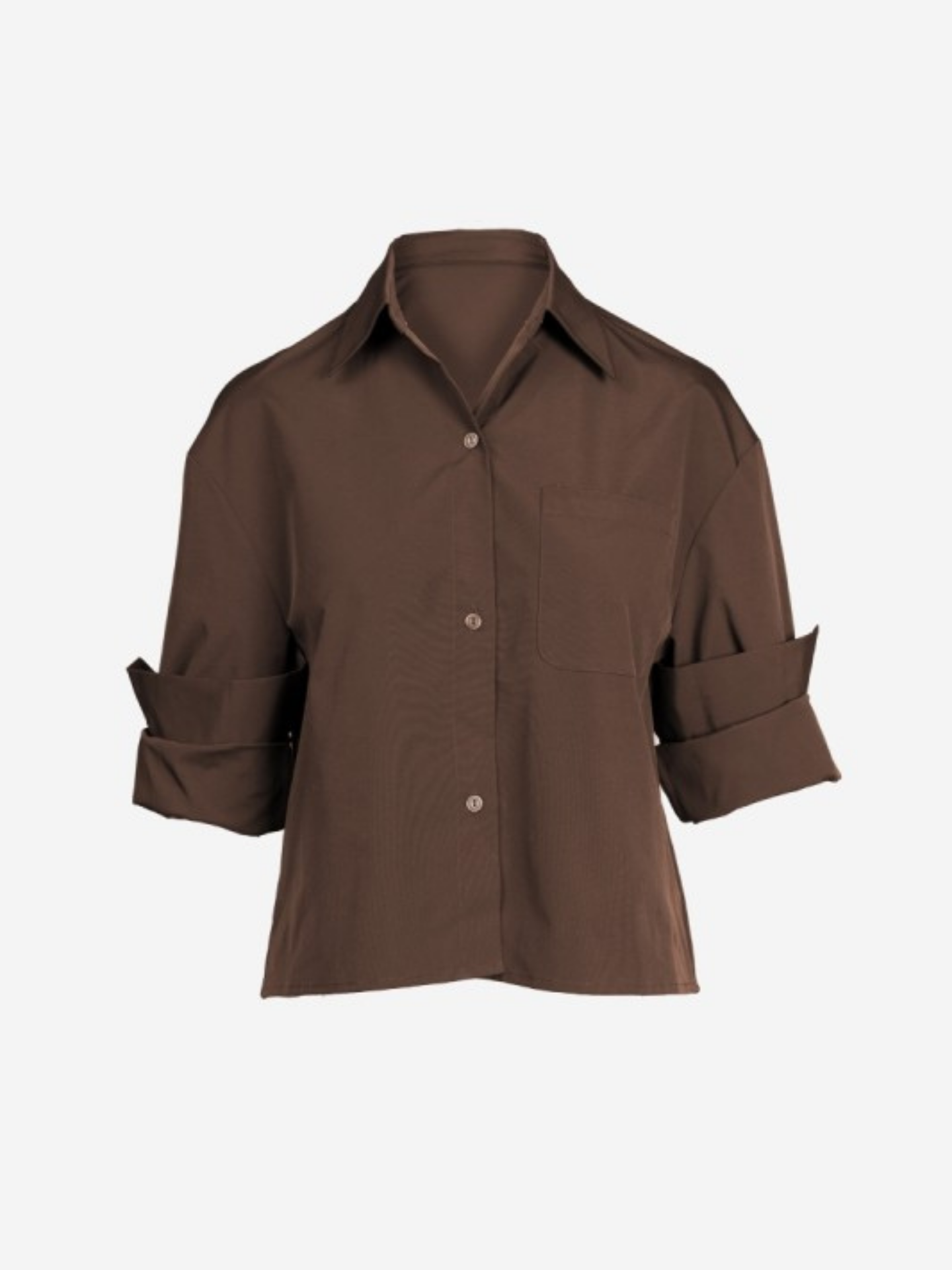 Rolled Sleeve Button Up