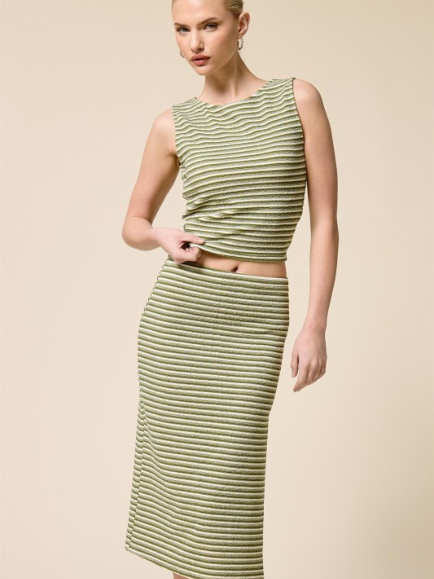 Elsie Striped Skirt Set - Mimi & Rae