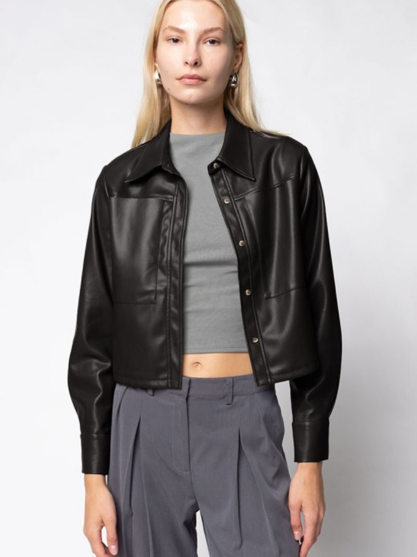 Vegan Leather Jacket