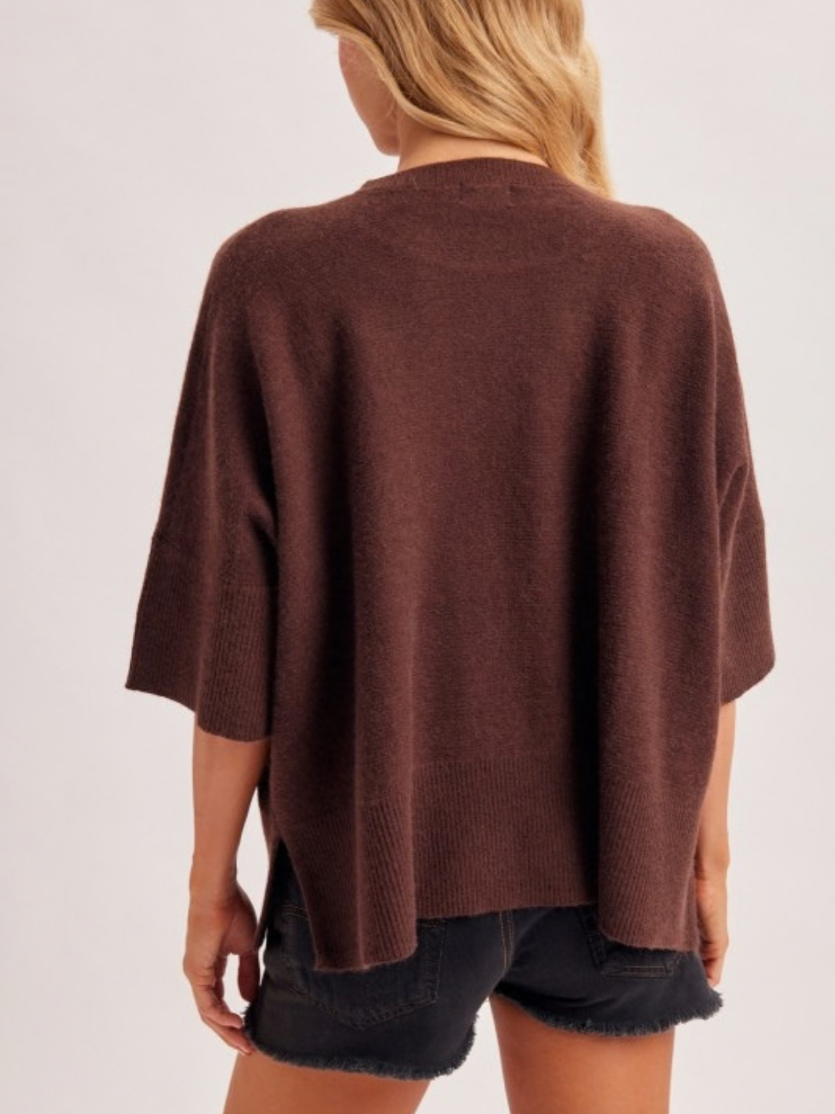 Boxy Short Sleeve Sweater