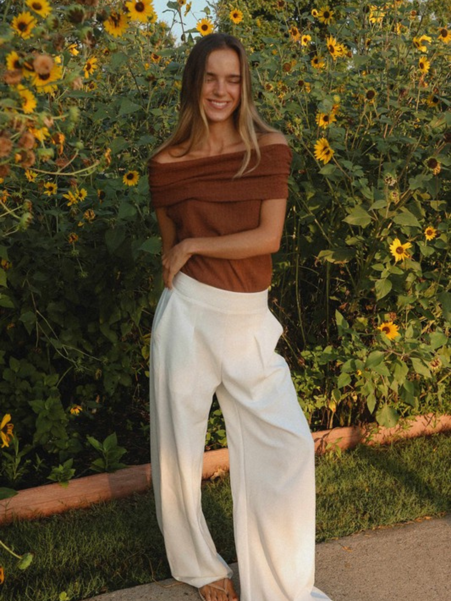 Flowy Twill Pants