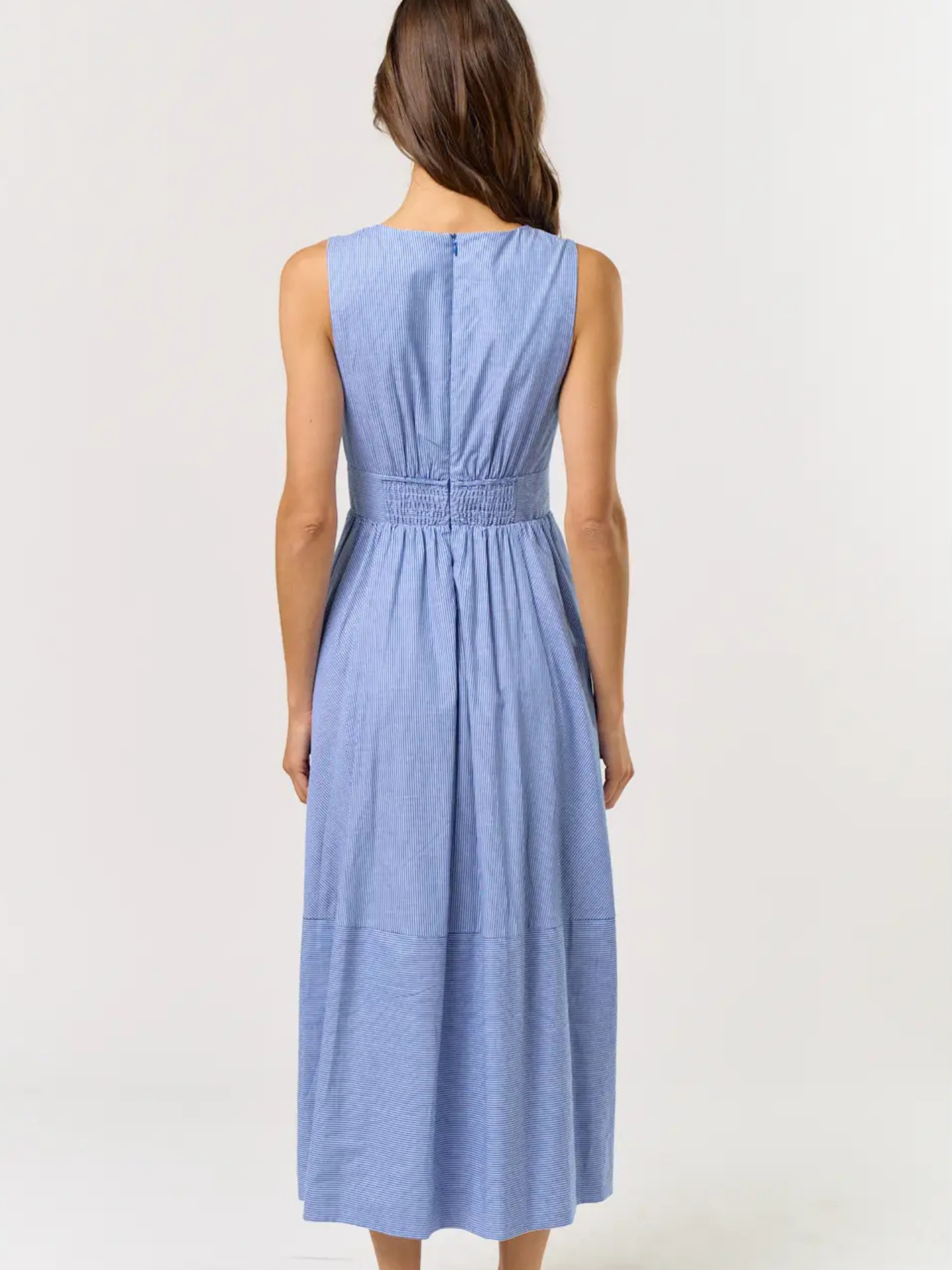 V-Neck Tie Maxi Dress