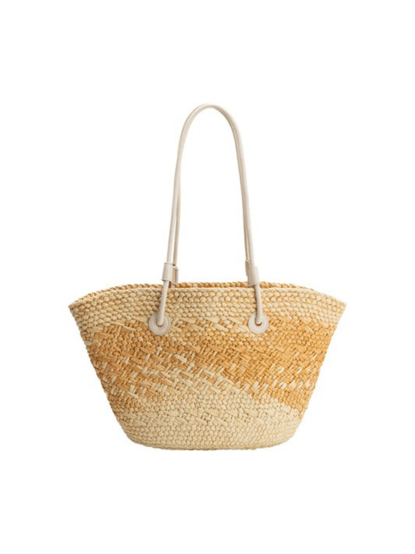 Sunset Straw Tote
