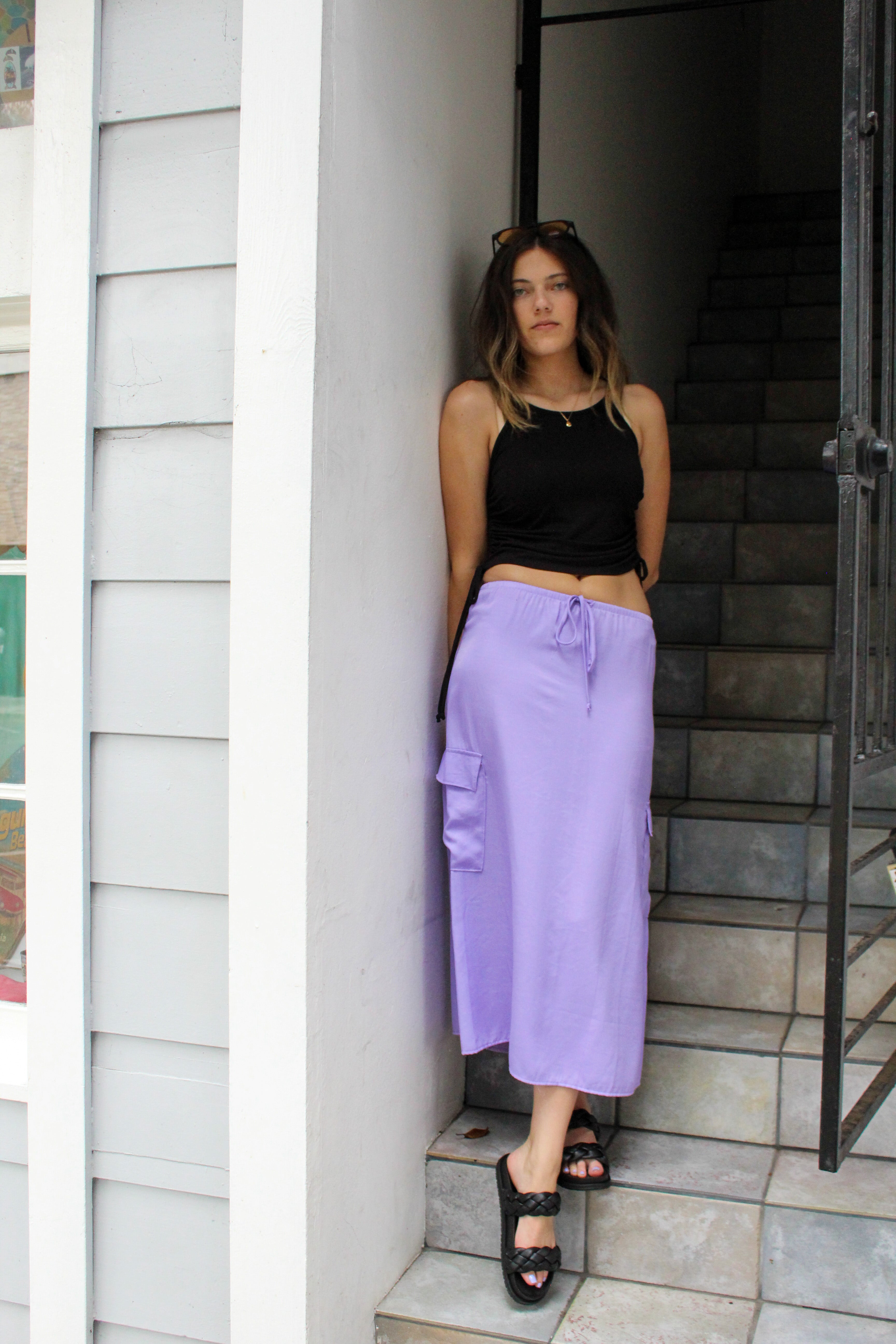 Maxi Cargo Skirt