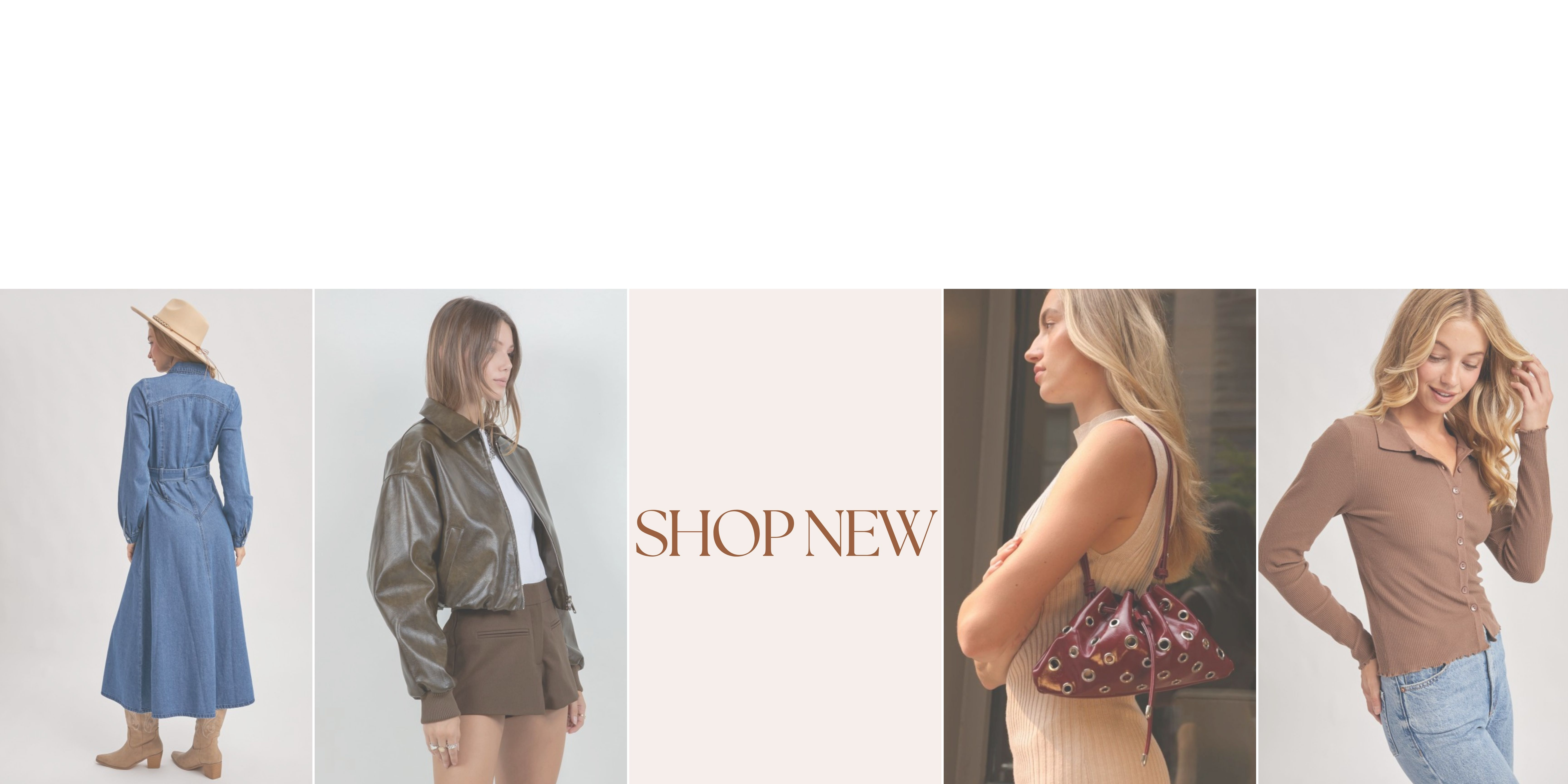 Mimi & Rae Banner Image I Collage of women with fall clothing on 