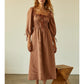 Jaylene Check Midi Dress