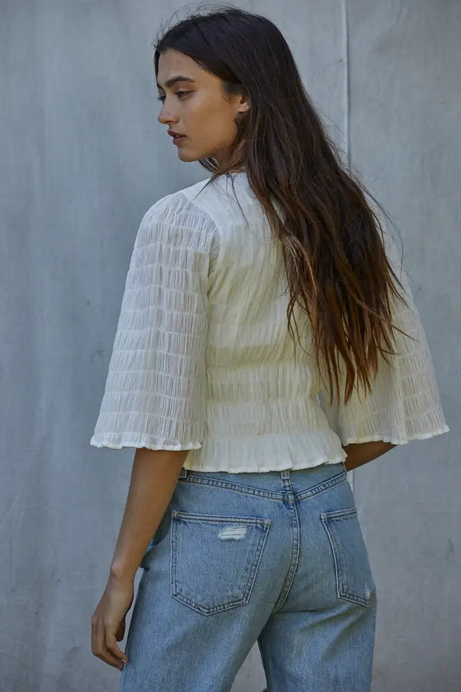 Vanessa Smocked Top