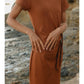 Side Tie Midi Dress