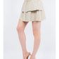 Tiered & Smocked Mini Skirt