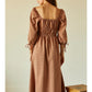 Jaylene Check Midi Dress