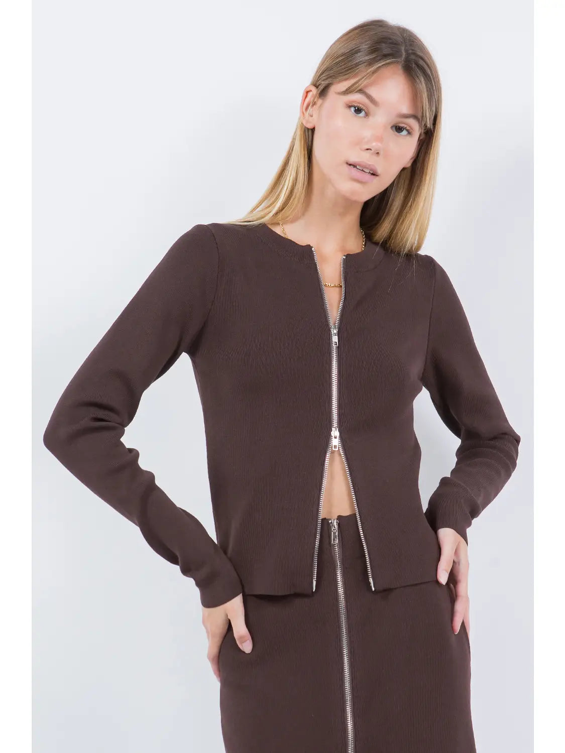Double Ended Zip Up Top