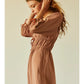 Jaylene Check Midi Dress