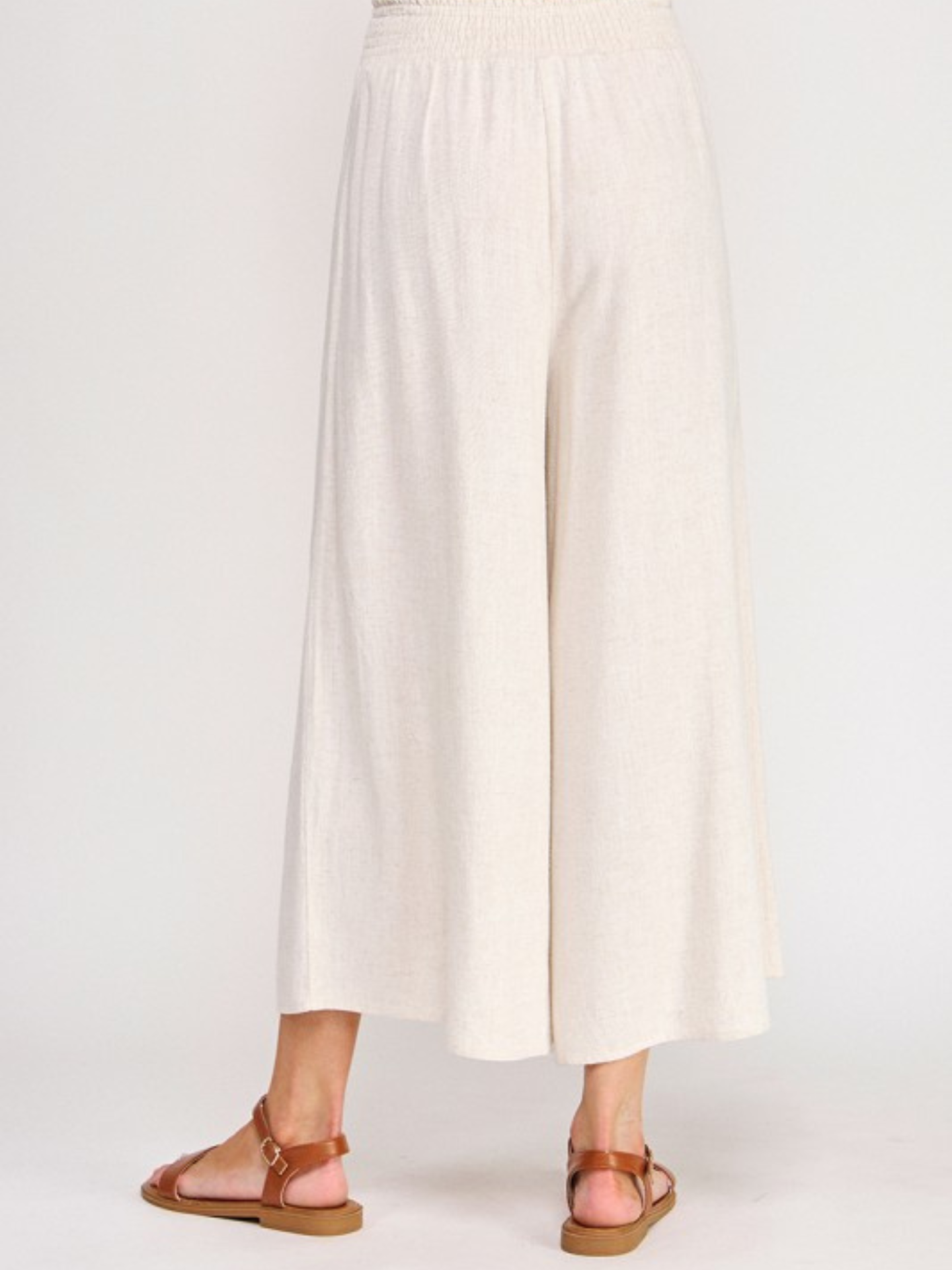 Healther Linen Pullon Pant - Mimi & Rae