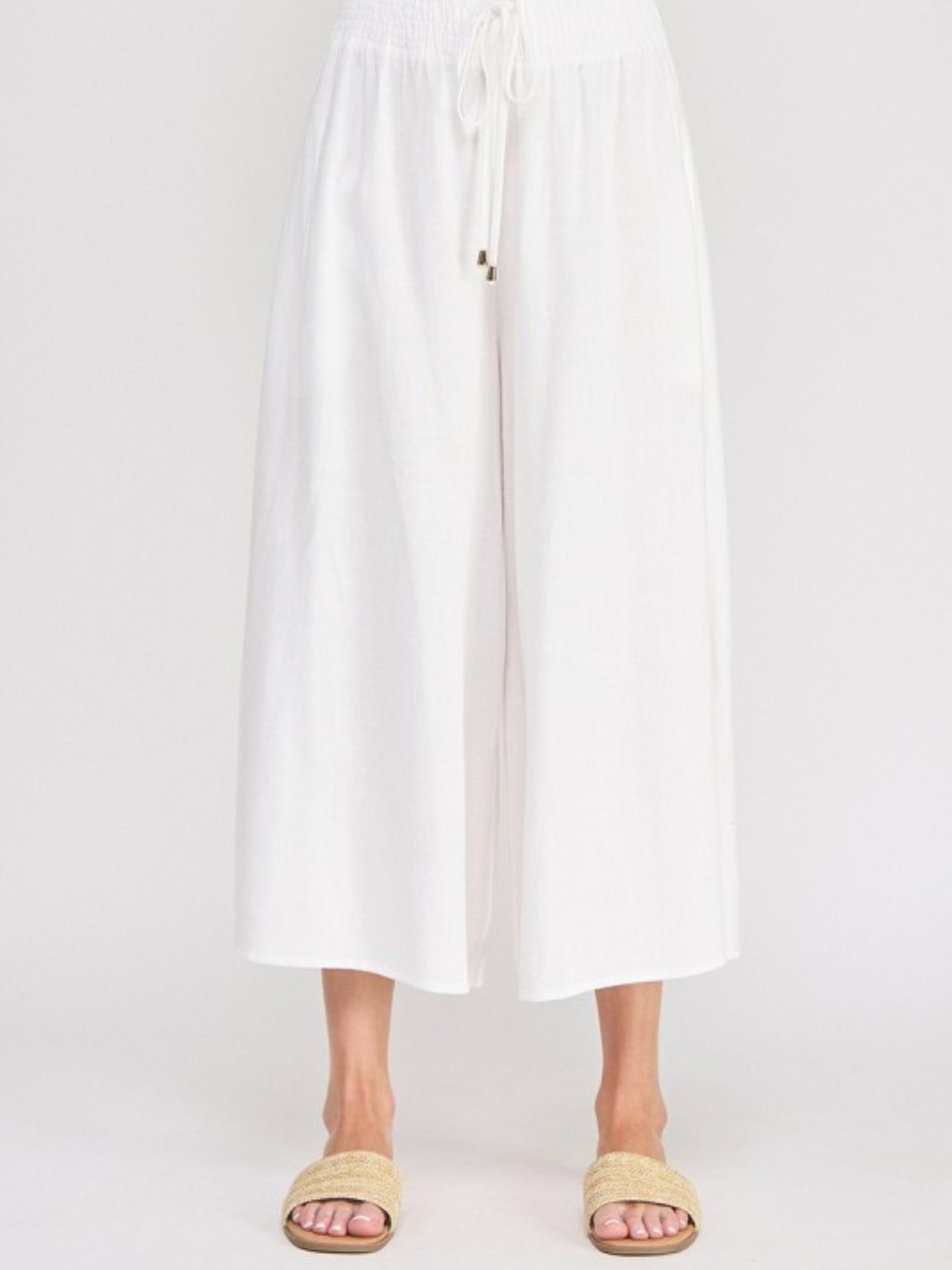 Healther Linen Pullon Pant - Mimi & Rae