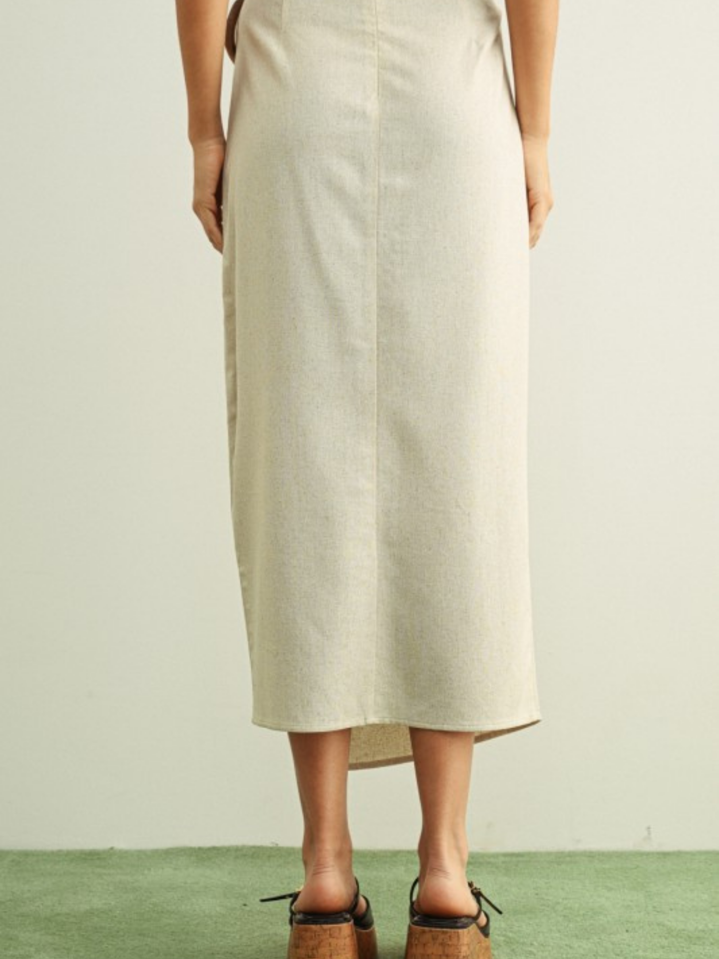 Linen Wrap Maxi Skirt - Mimi & Rae