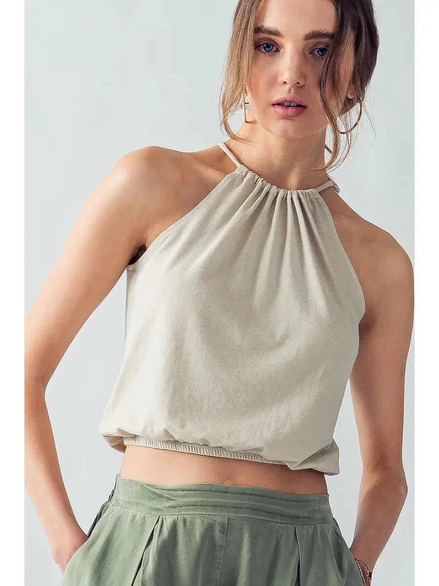 Halter Crop Top