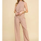 Textured Pleated Trouser