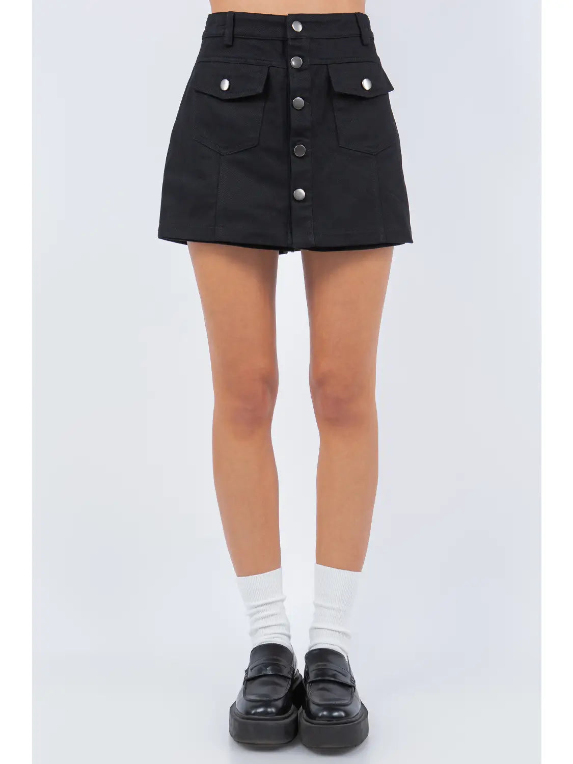 Button Up Skort