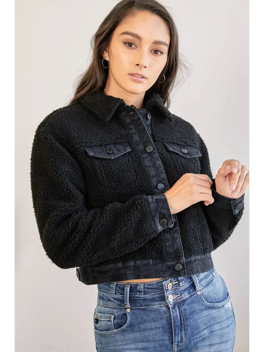 Sherpa Denim Jacket