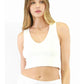 Plunge V-Neck Crop Top