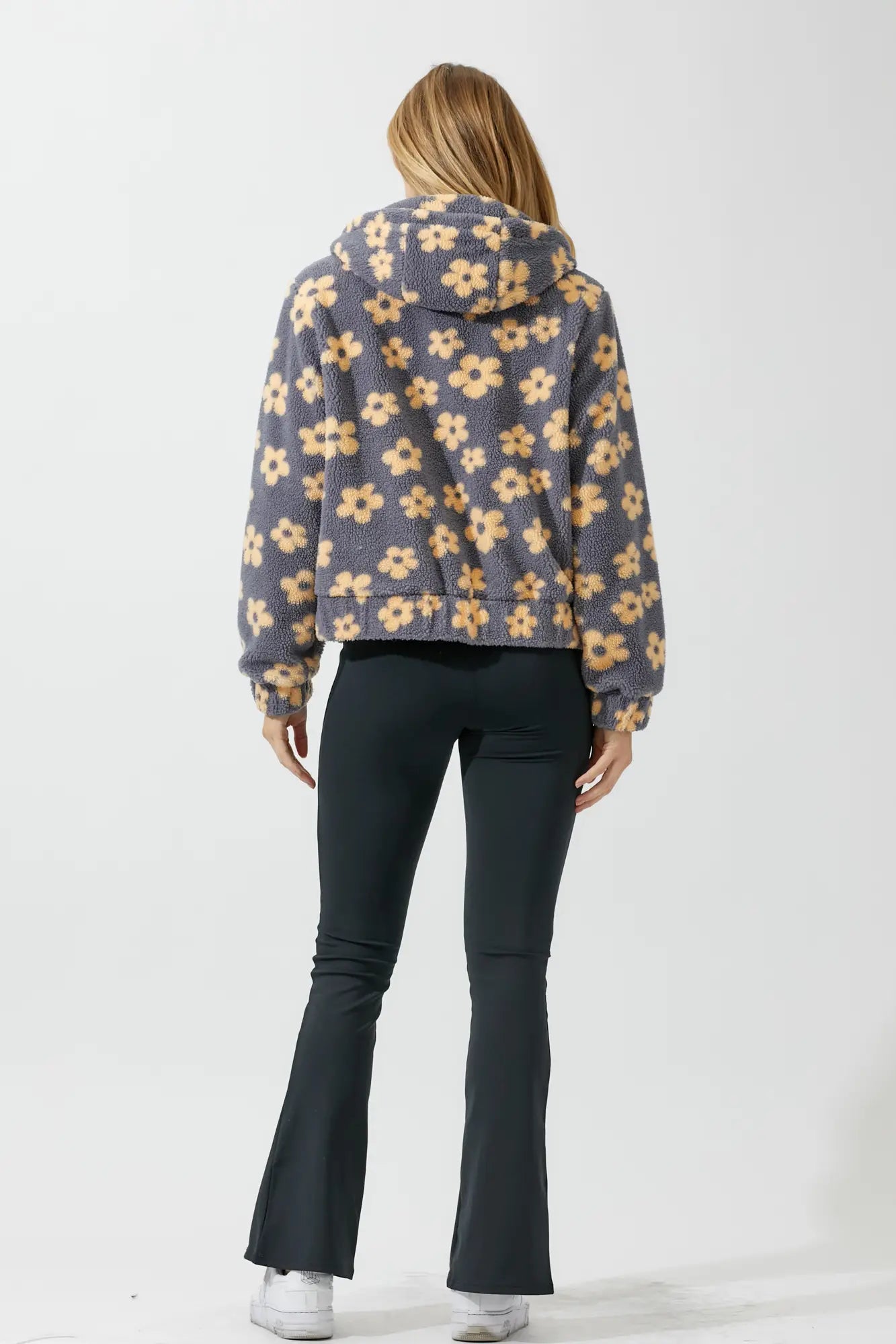 Teddy Daisy Print Jacket