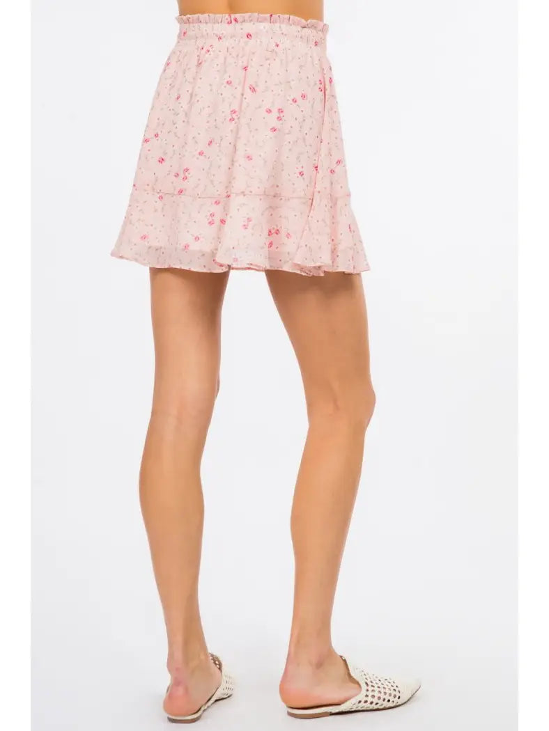 Ditsy Floral Mini Skirt