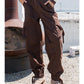 Brown Utility Cargo Joggers