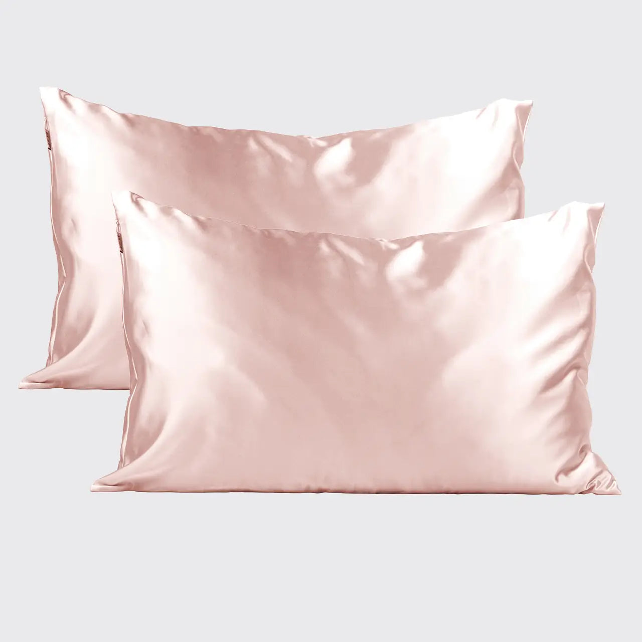 Holiday Satin Pillowcase Set in Blush