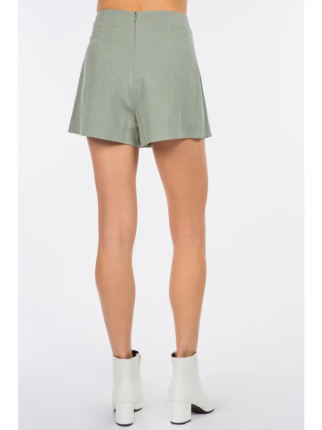 Linen Tassel Skort