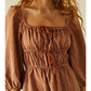Jaylene Check Midi Dress