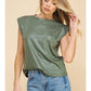 Metallic Muscle Tee