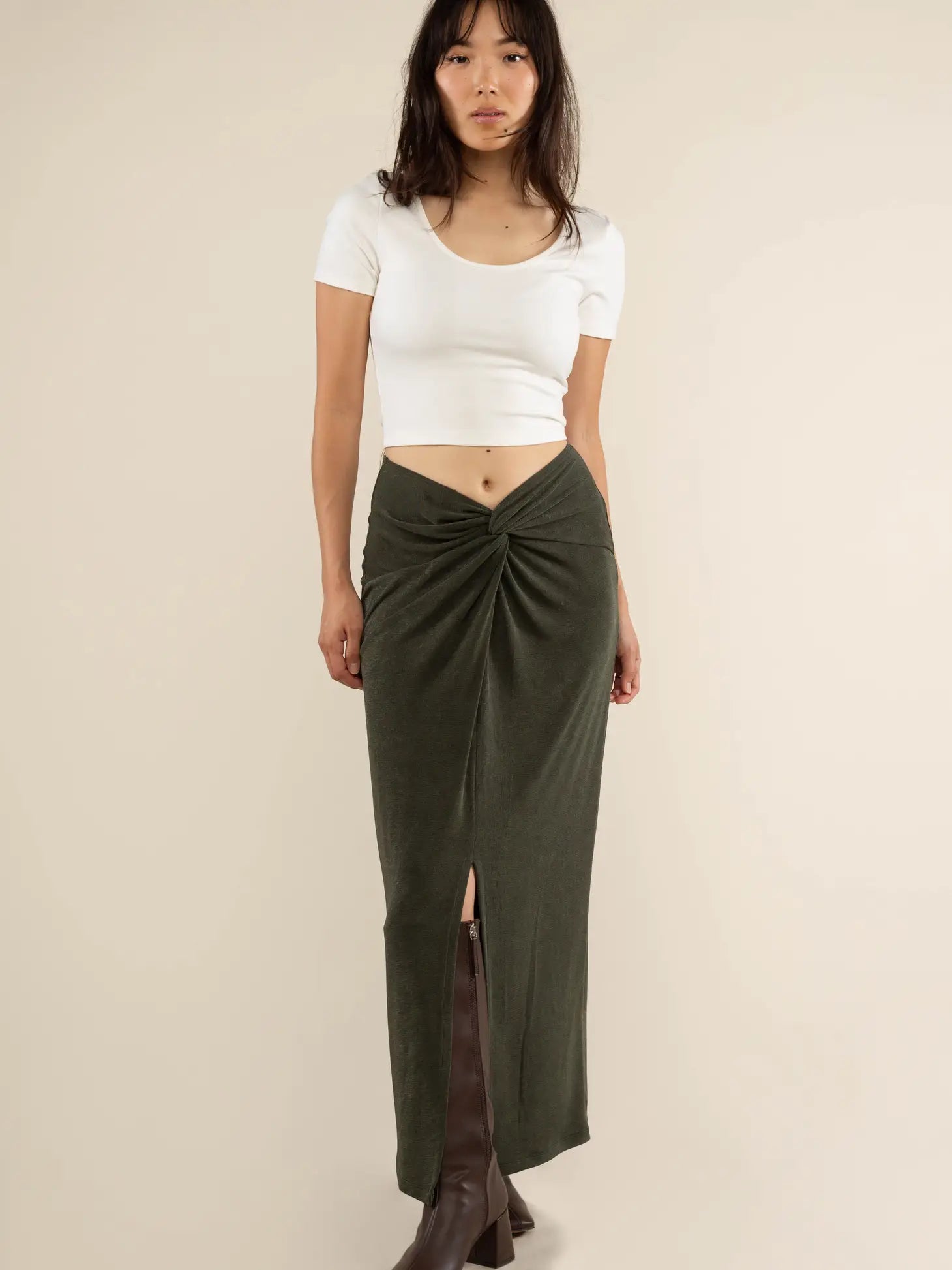 Gaia Front Twist Skirt