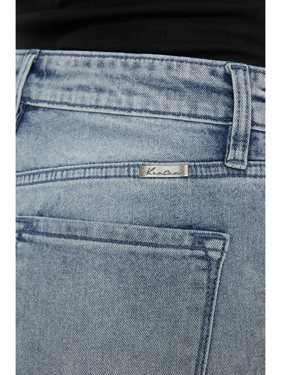 High Rise Straight Fit Jeans