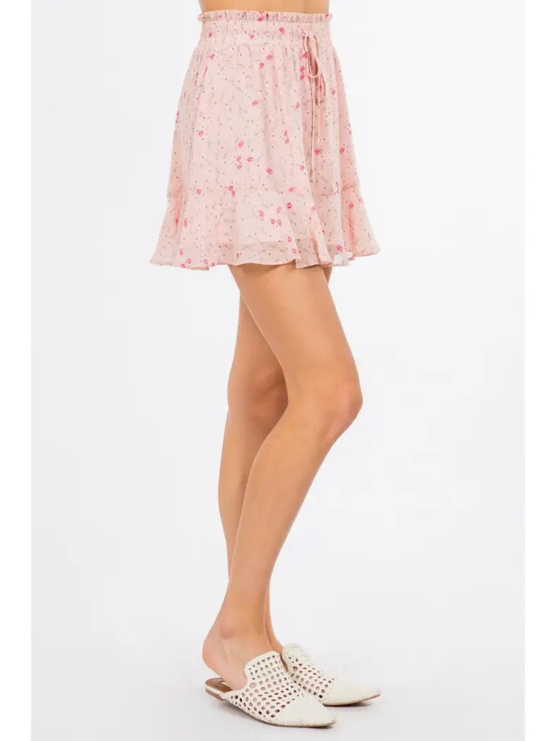 Ditsy Floral Mini Skirt