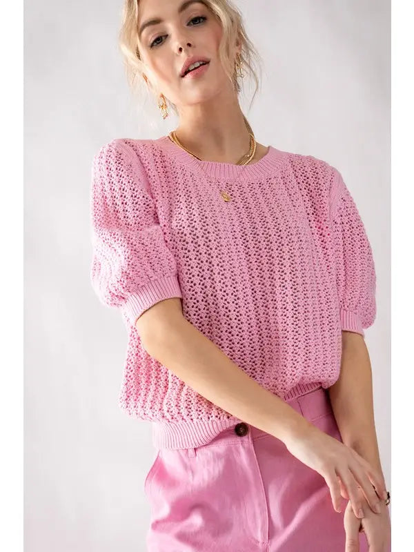 Annette Crochet Sweater
