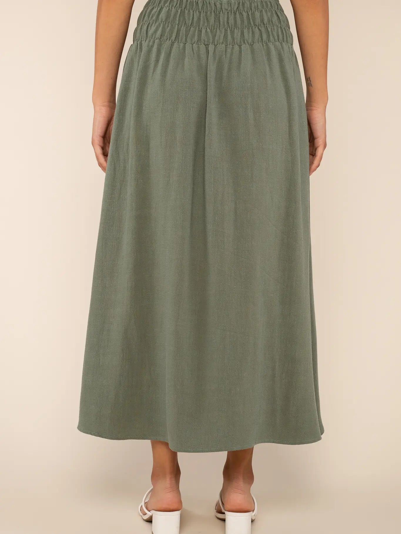 Sophia Linen Skirt